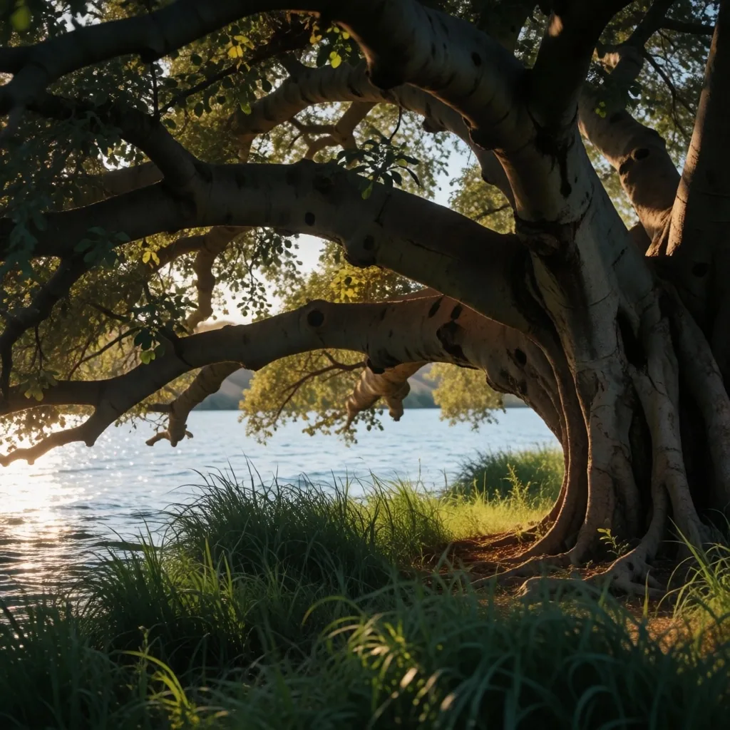 A sycamore fig tree near the Nile bank