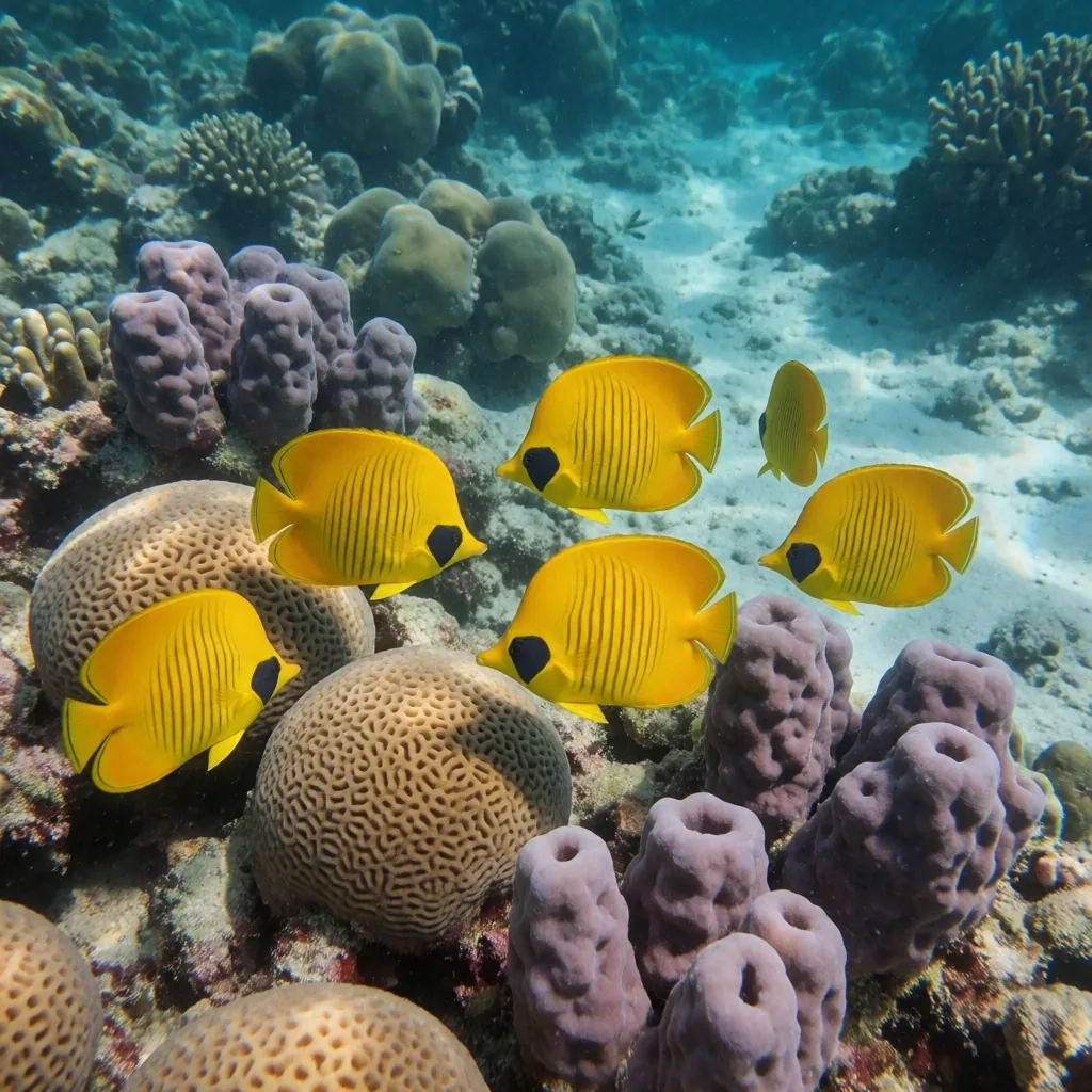 Reef fish in Red Sea coral